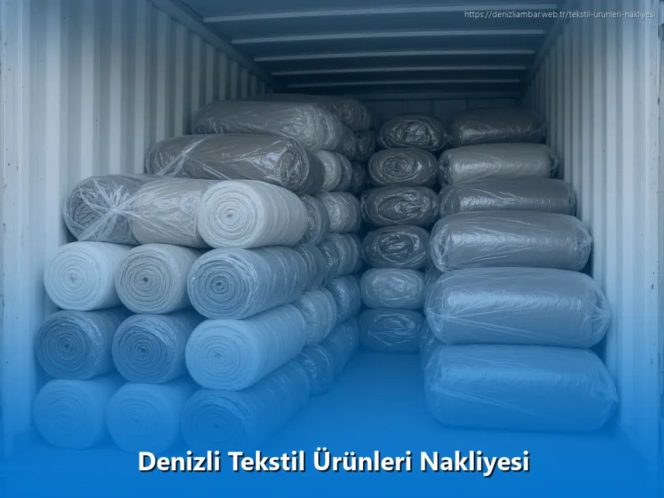Denizli Tekstil Ürünleri Nakliyesi